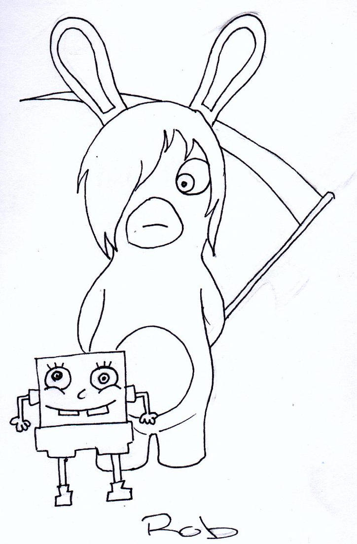 rabbids invasion coloring pages - photo #7