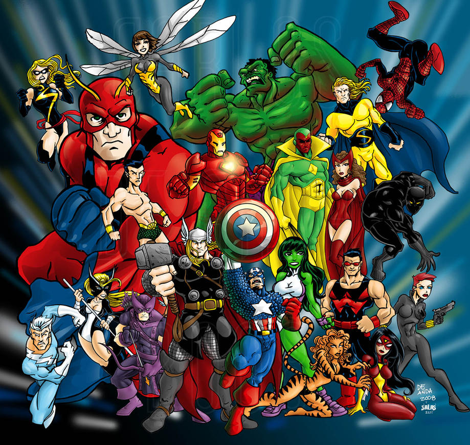 THE MIGHTY AVENGERS by chachaman