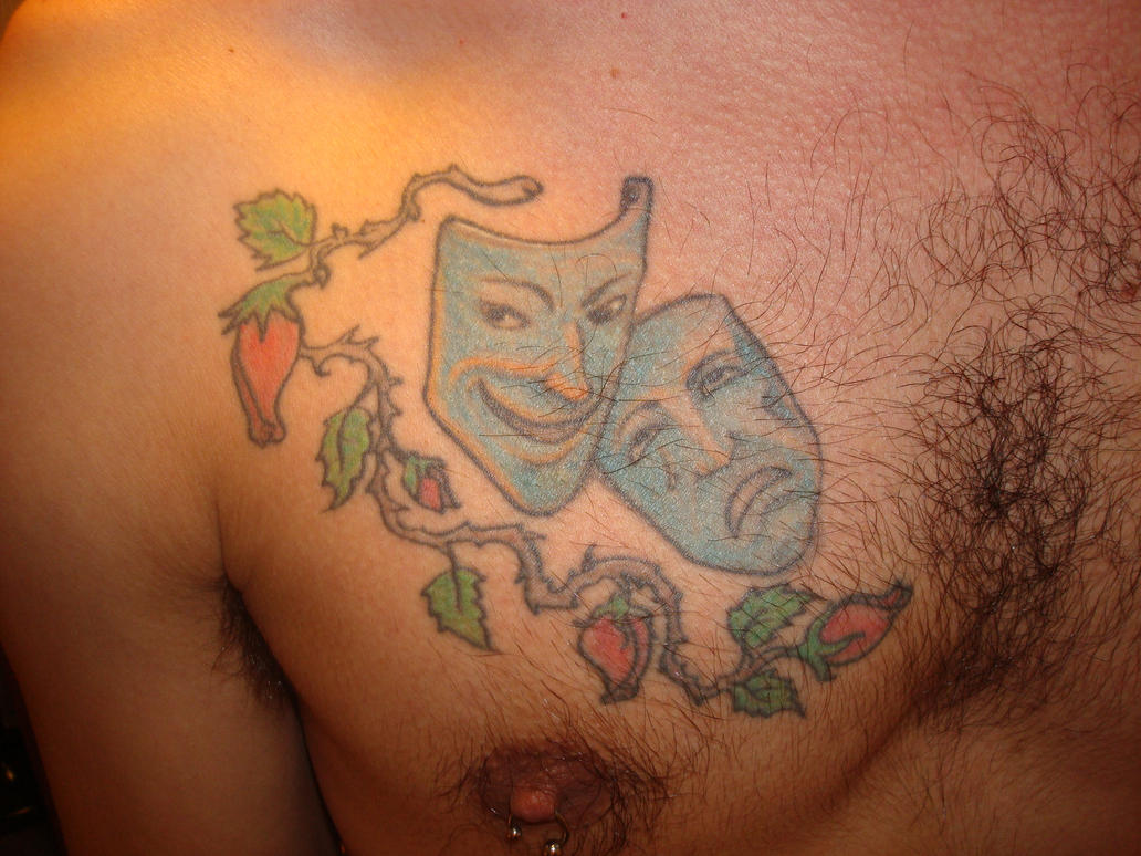 chest tatto rigth - chest tattoo
