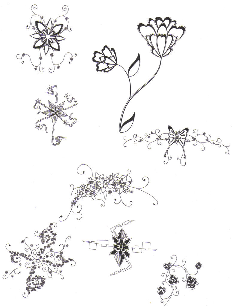 Flower tattoo designs 2 by