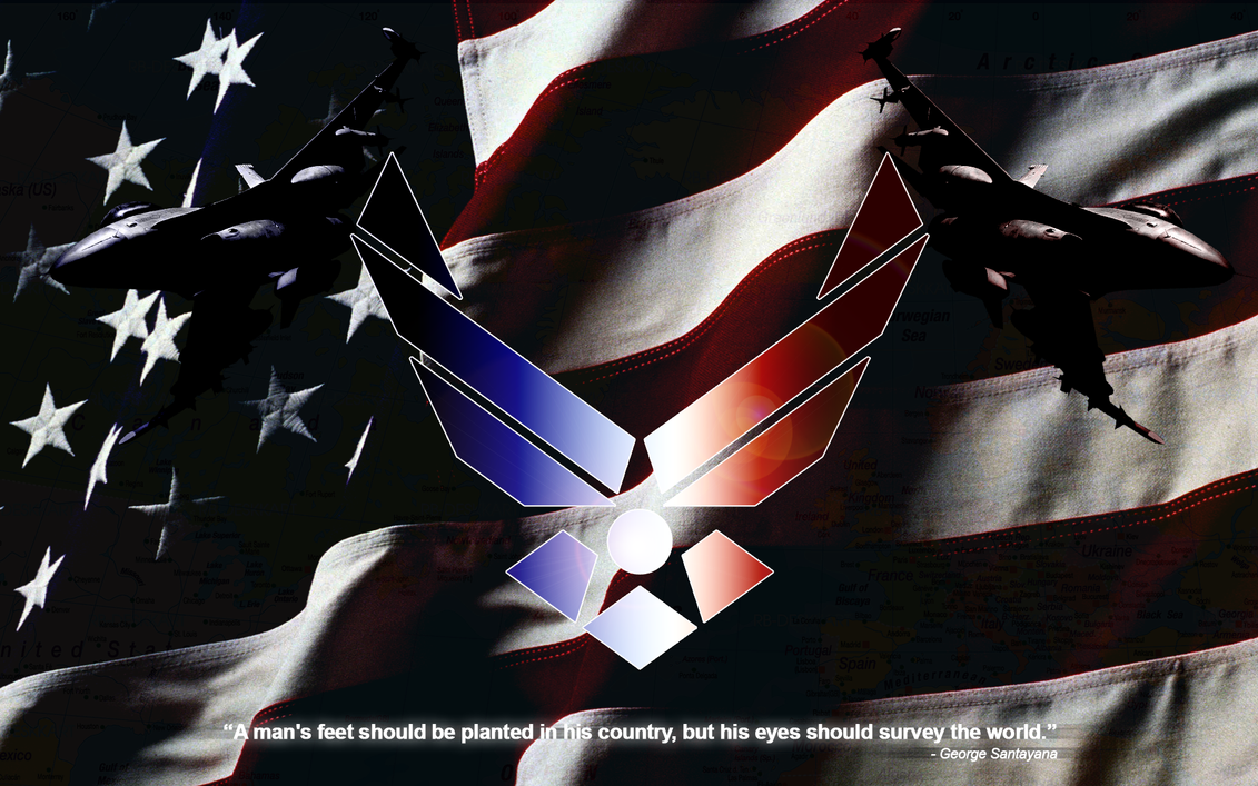 US Air Force Wallpaper by ~BadWolfArt on deviantART