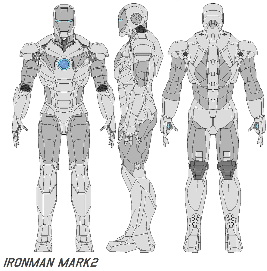 ironman mark 2 armor by bagera3005 on DeviantArt