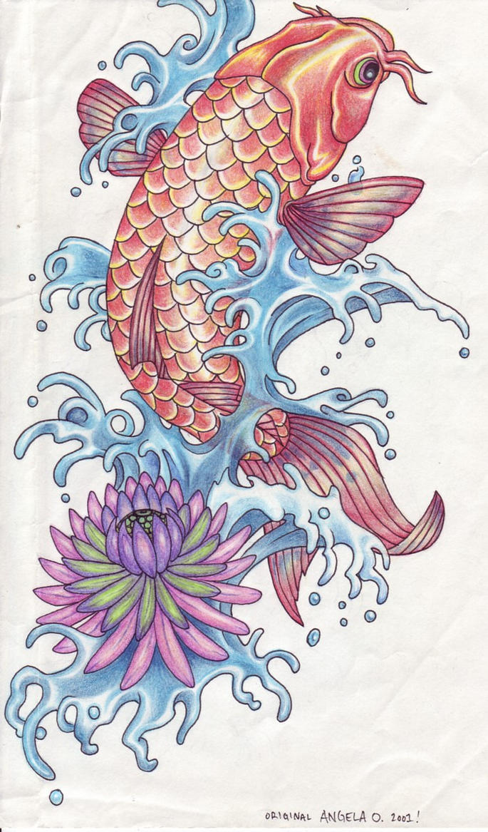 Koi Tattoo by AngieAauvre on
