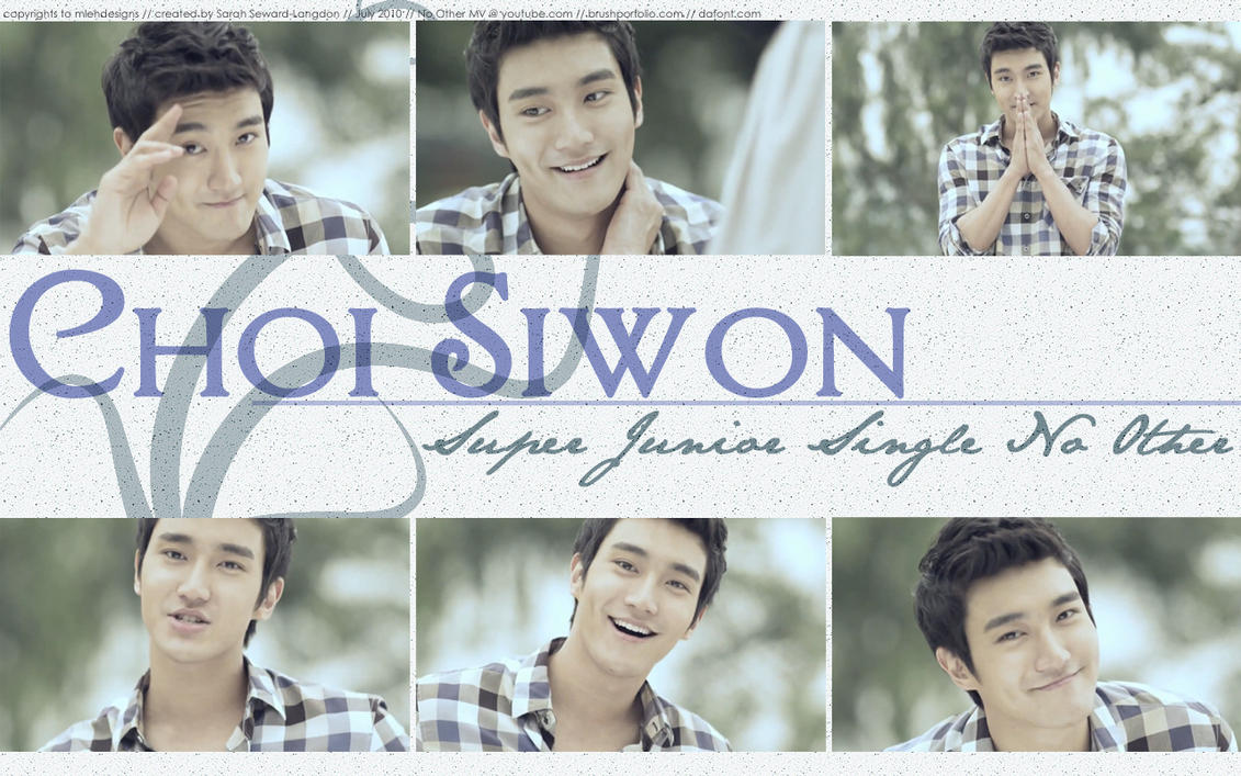 Choi Siwon  Super Junior by mlehdesigns on DeviantArt