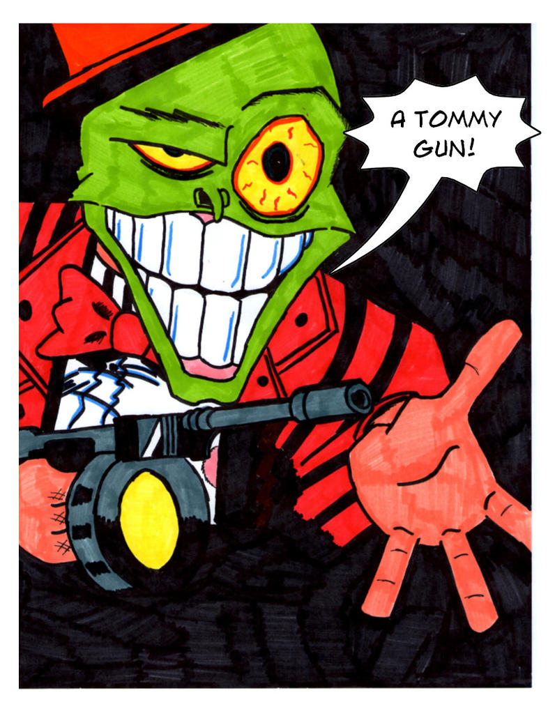 The Mask Tommy Gun by