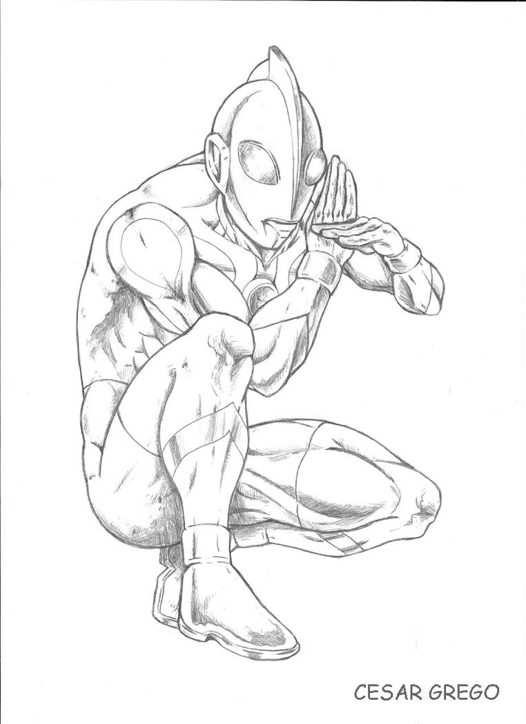 ultraman coloring pages - photo #20