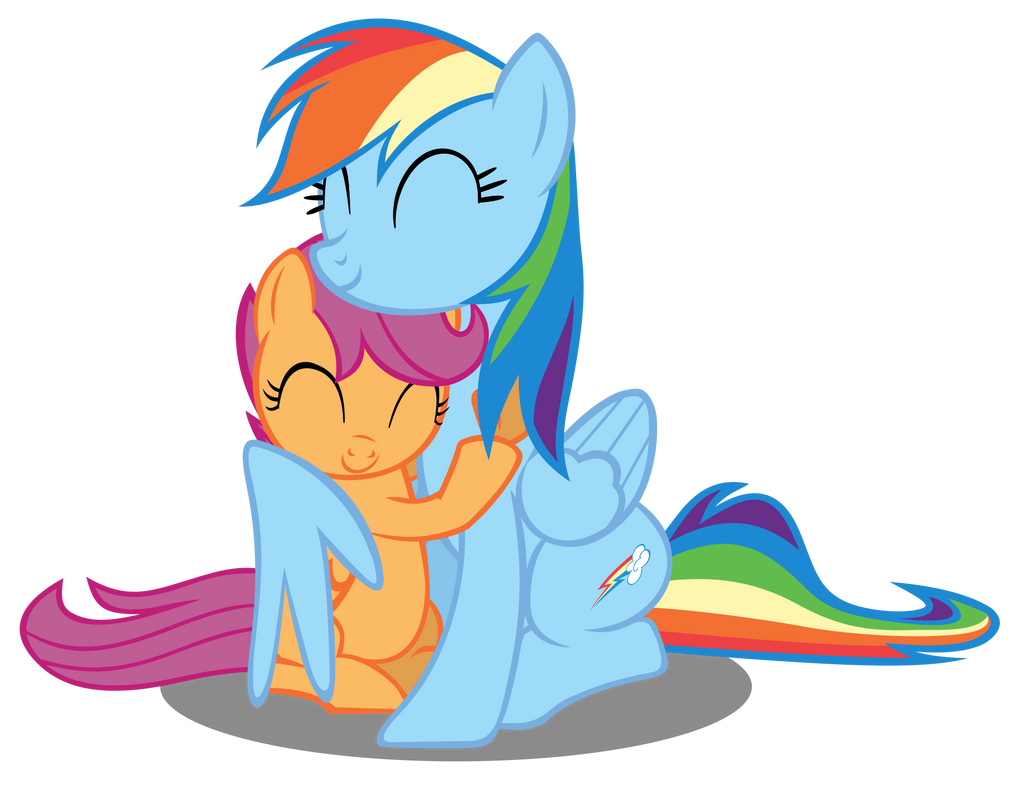[Bild: scoot_and_dash_hug_by_slyde55-d5no17c.png]