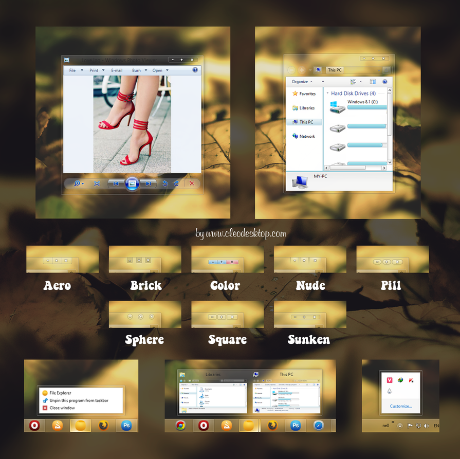 Radiance theme for Win7/8/8.1