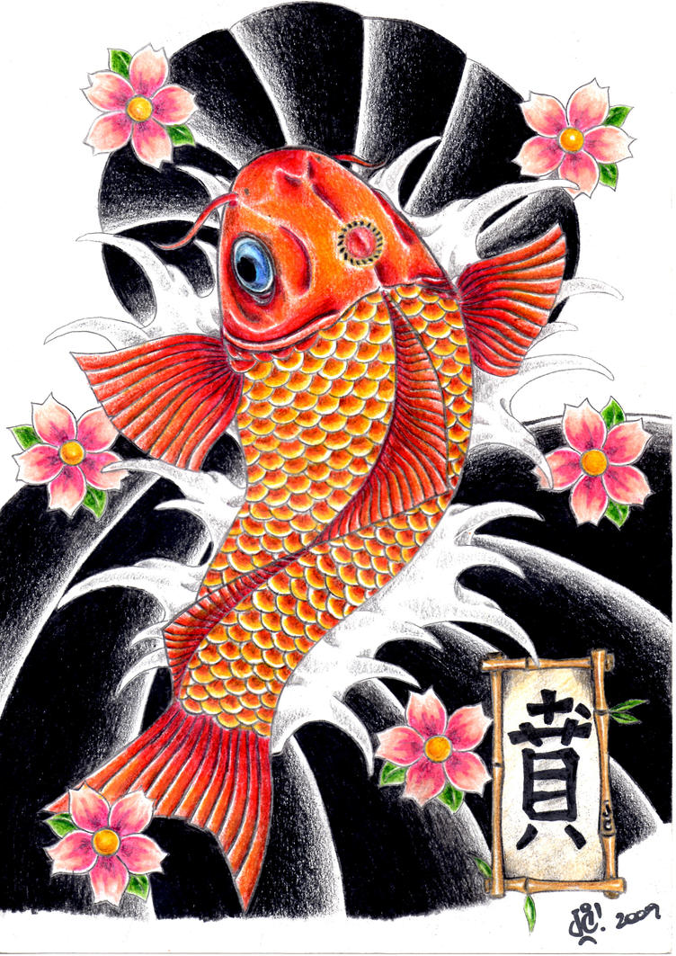 Tattoo Art - Koi fish 2 by JCBernhard on DeviantArt