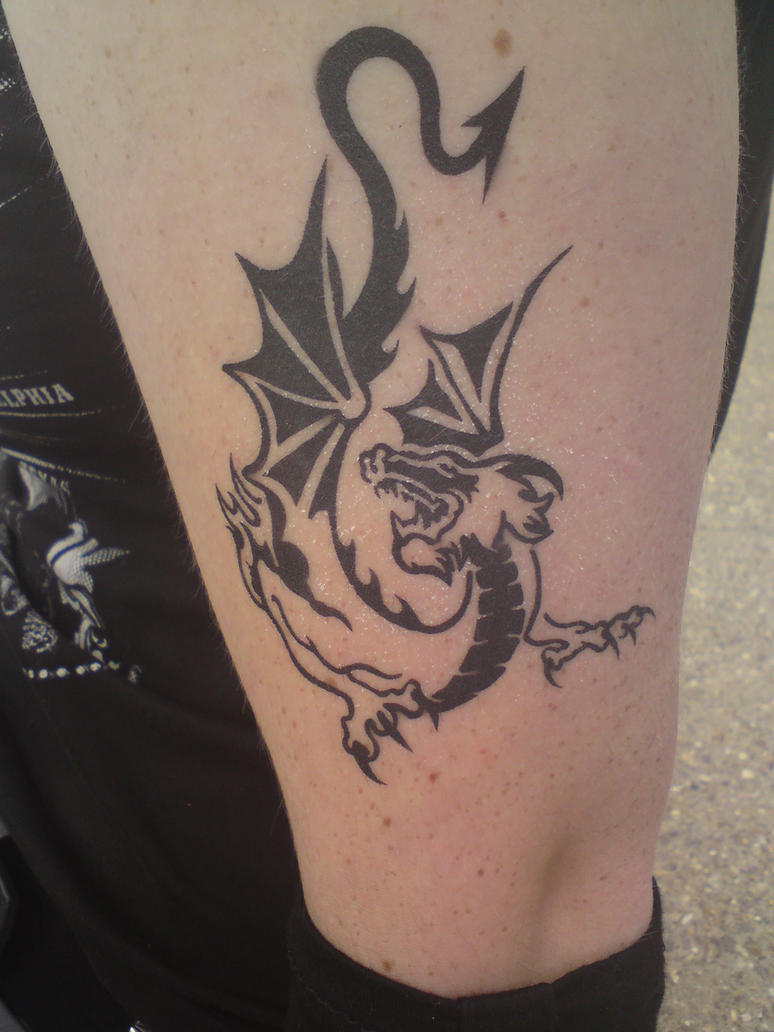 dragon henna tattoo