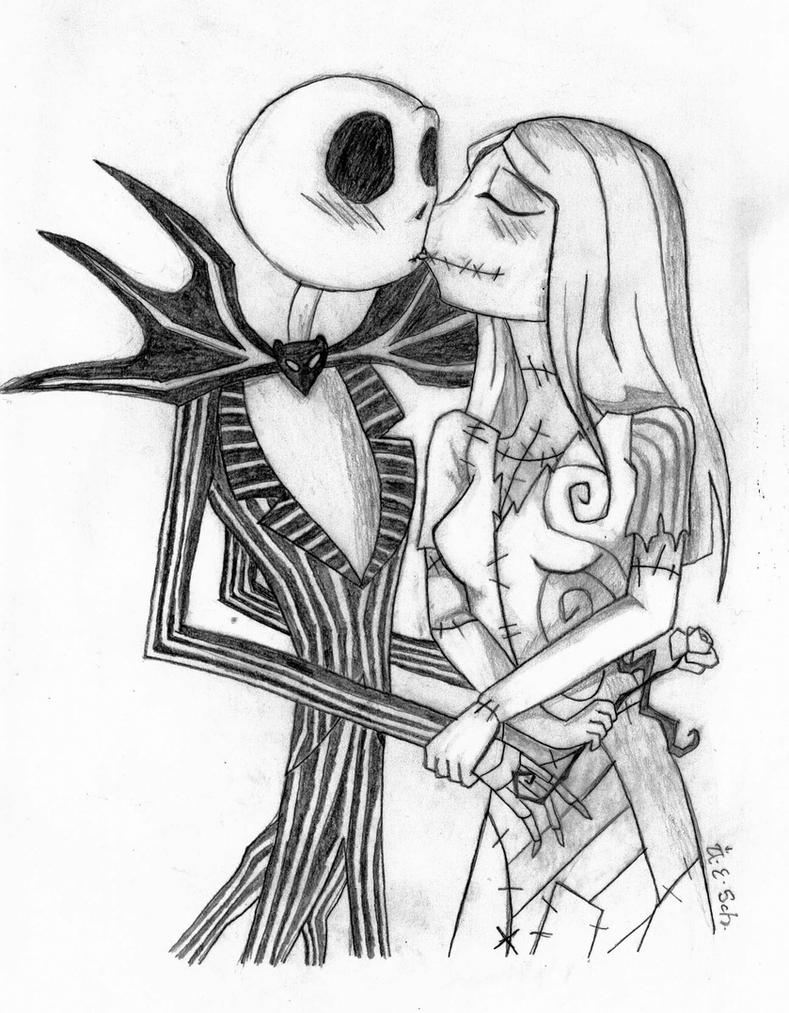 jack skellington and sally coloring pages - photo #14