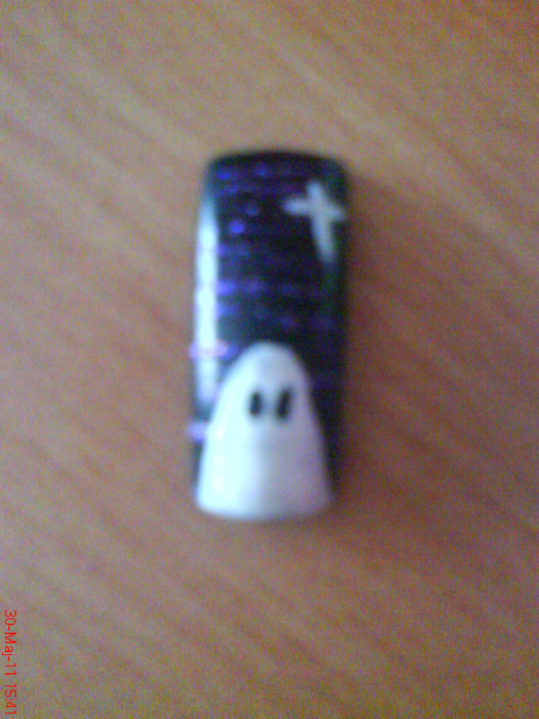 Ghost Nail Design by AnyRainbow on deviantART
