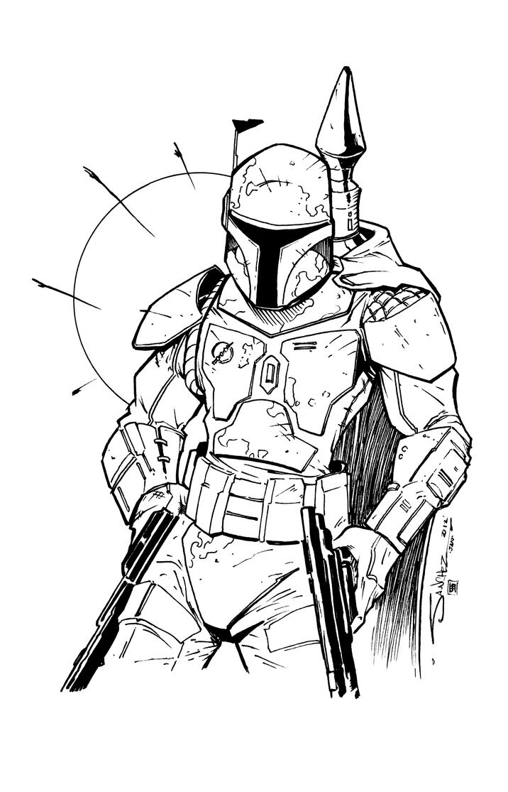 jango and boba fett coloring pages - photo #5