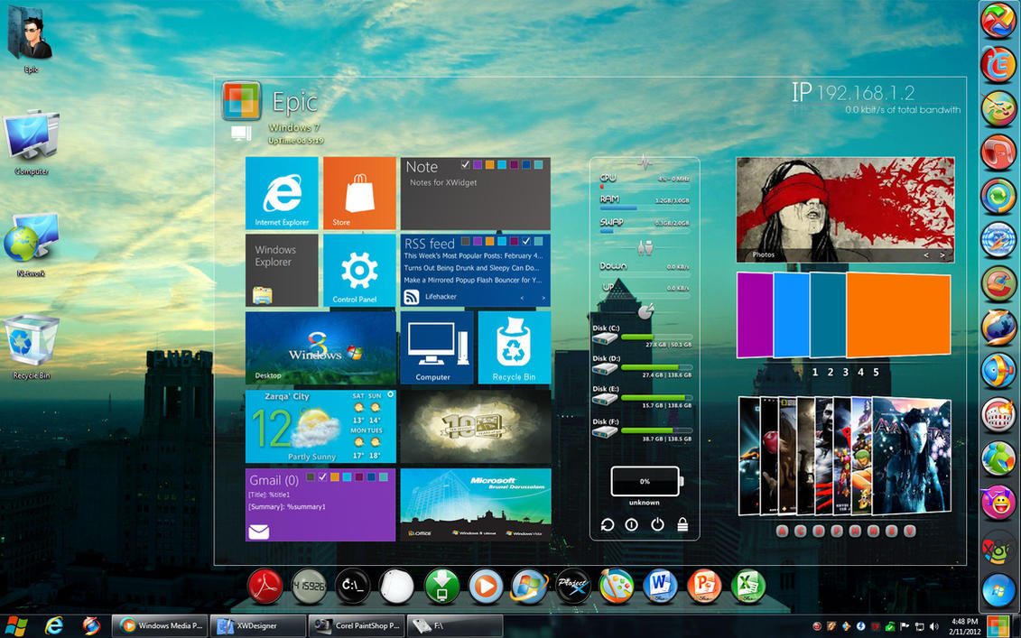 Mempercantik Tampilan Desktop Dengan XWidget