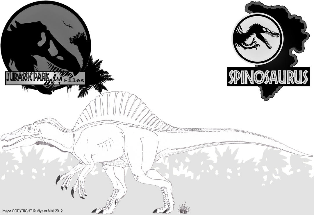 mad spinosaurus coloring pages - photo #39