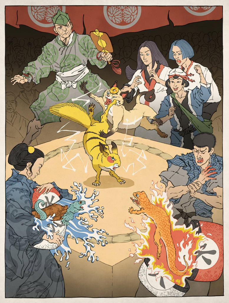 Pop Culture Ukiyo-e Heroes by Jed Henry