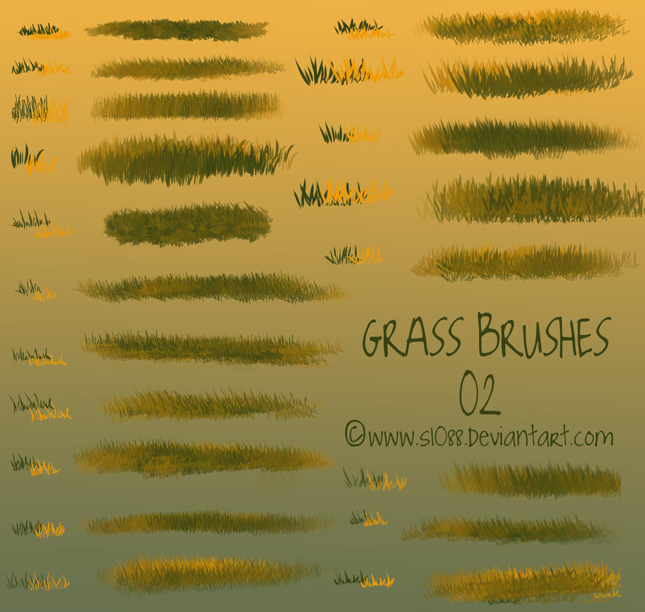 Free PS Grass Brushes 2