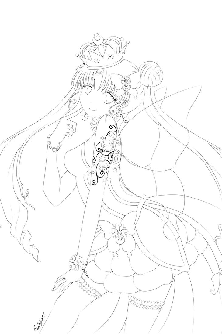 queen serenity coloring pages - photo #15