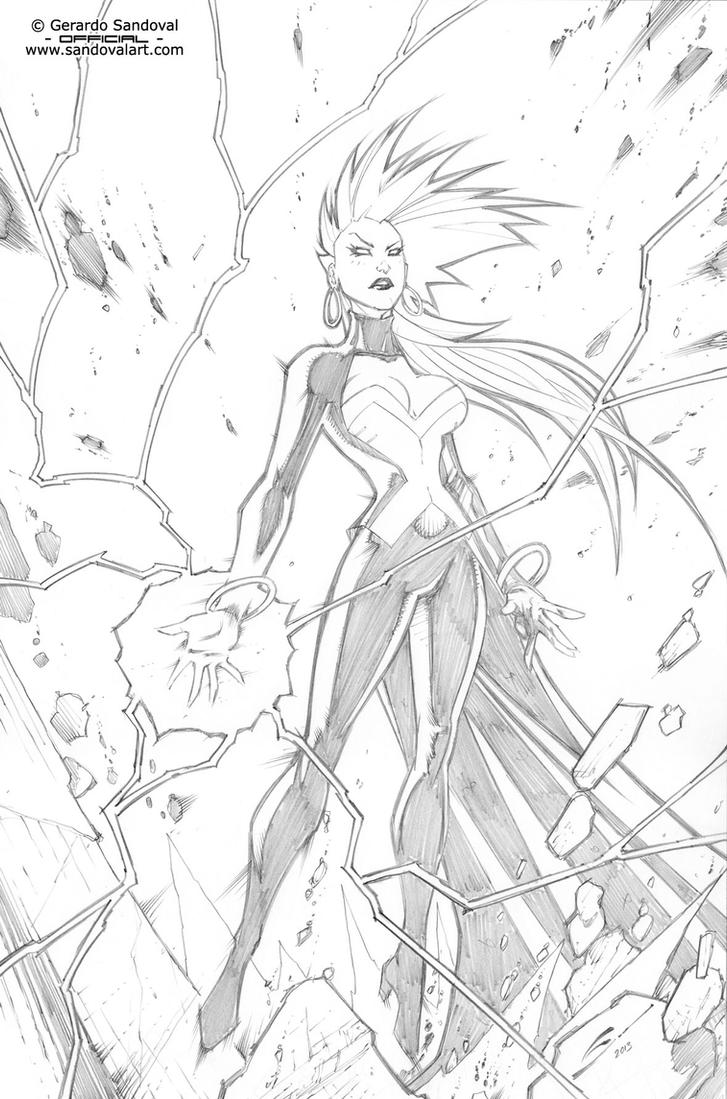 x men coloring pages of storms - photo #30