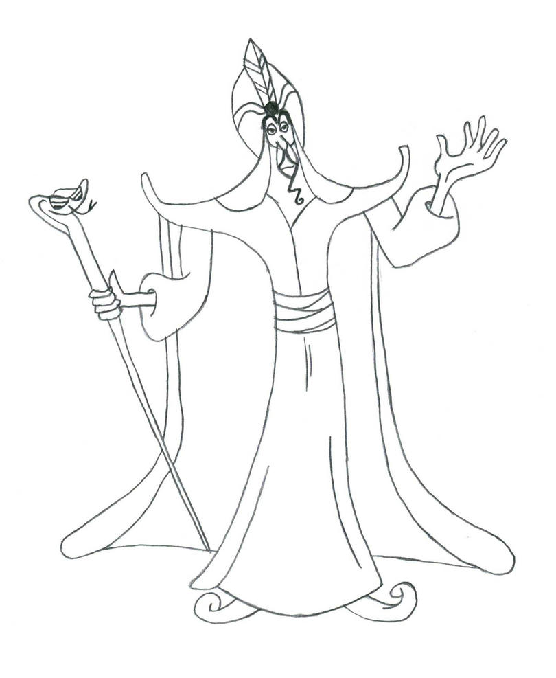 jafar coloring pages - photo #34
