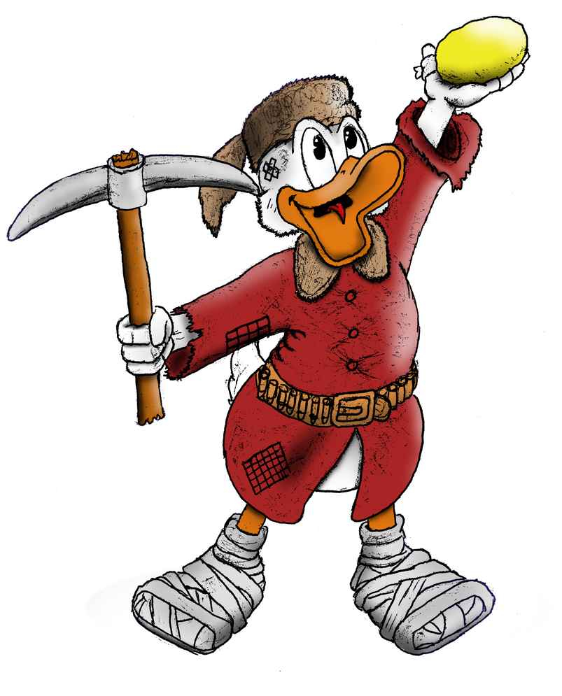 Scrooge McDuck on year 1897, for whoever knows him