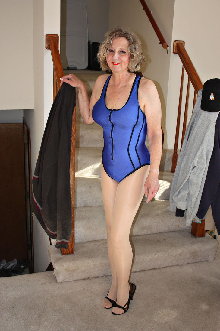 Nylon Mom Tube Classic Outfit And Ff Stockings Girdles Granny Older Mature Pantyhose Hardcore