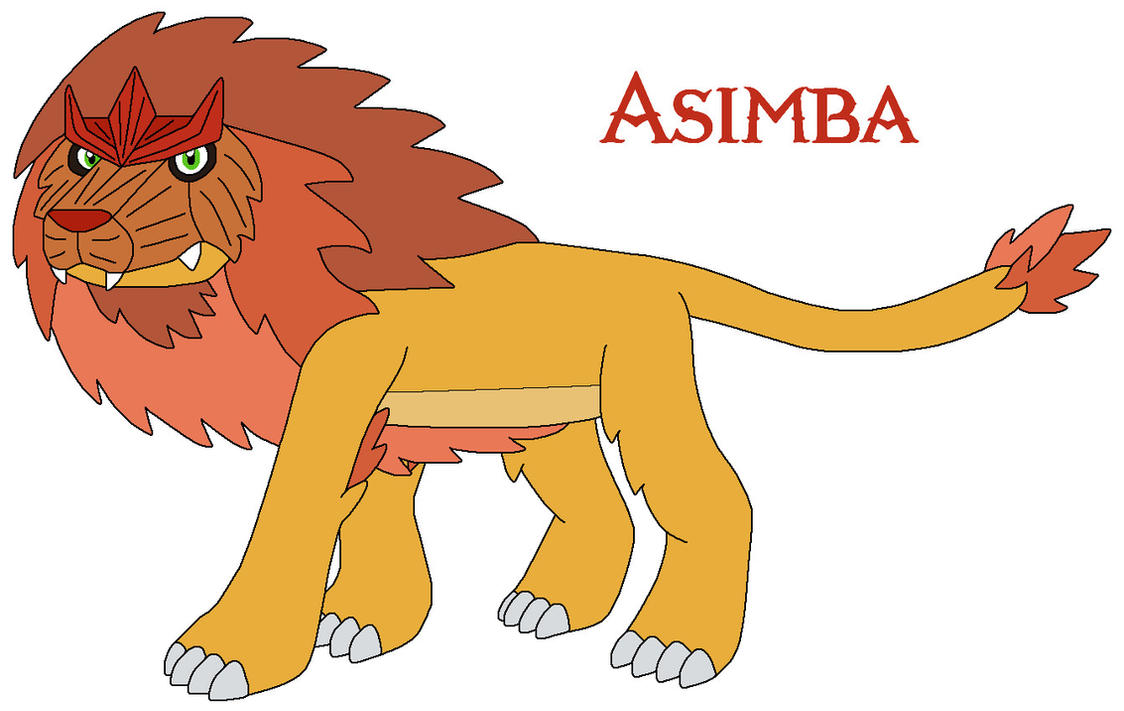Asimba the Great Lion Pokemon by MCsaurus on DeviantArt