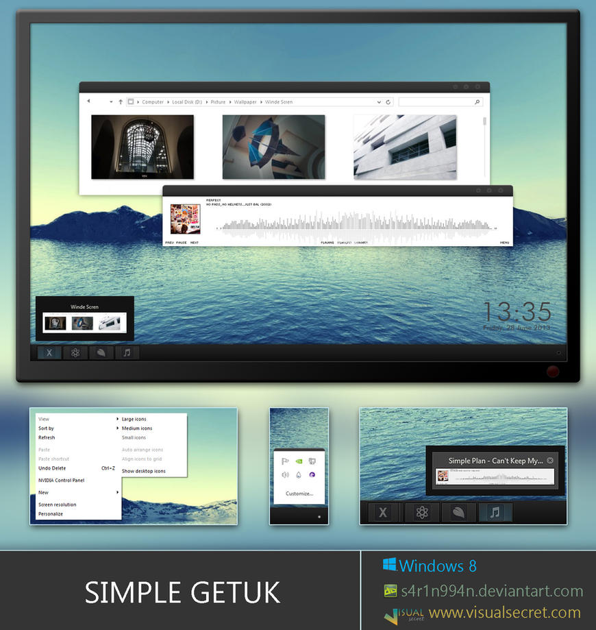 SG Flat theme for Win8