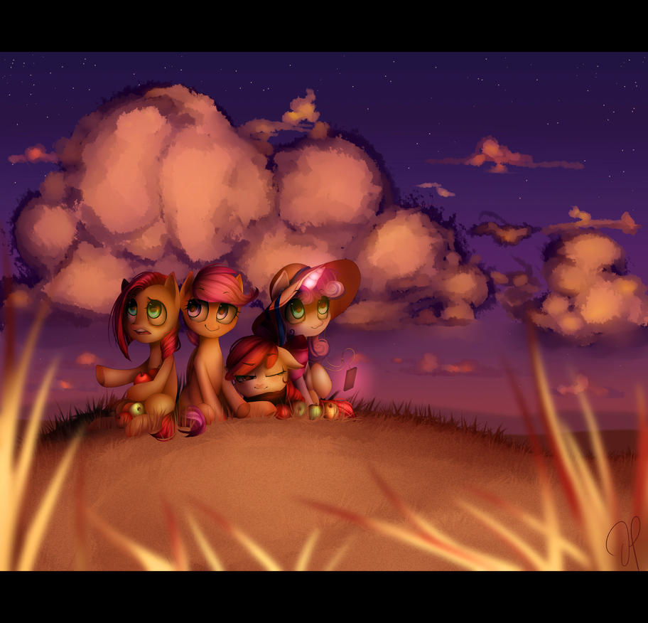 sunset_crusaders_by_vardastouch-d6ogbyk.