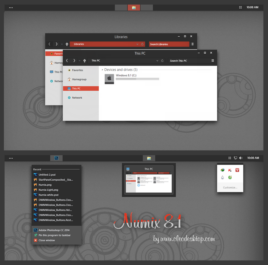 Numix Theme for Win8/8.1