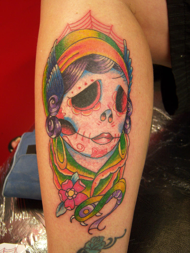 Gypsy Skull Tattoo by