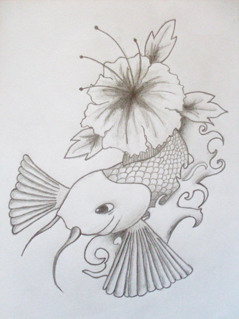 Koi fish | Flower Tattoo