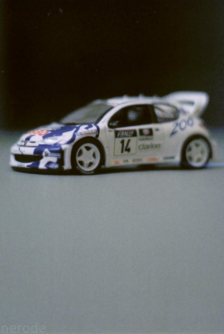 Peugeot 206WRC 1999 die cast
