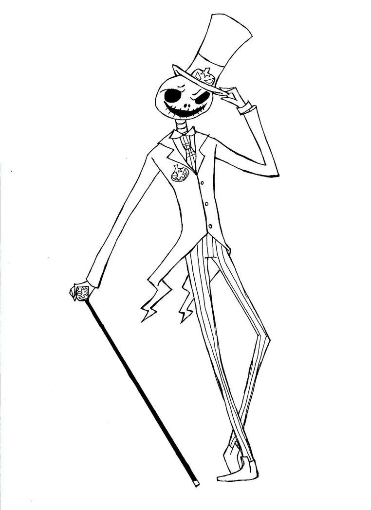 jack the pumpkin king coloring pages - photo #11