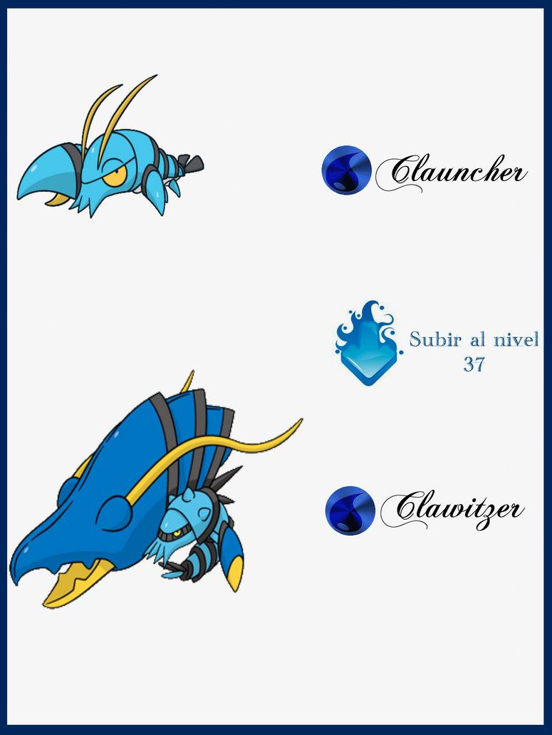 Clauncher Evolution Chart