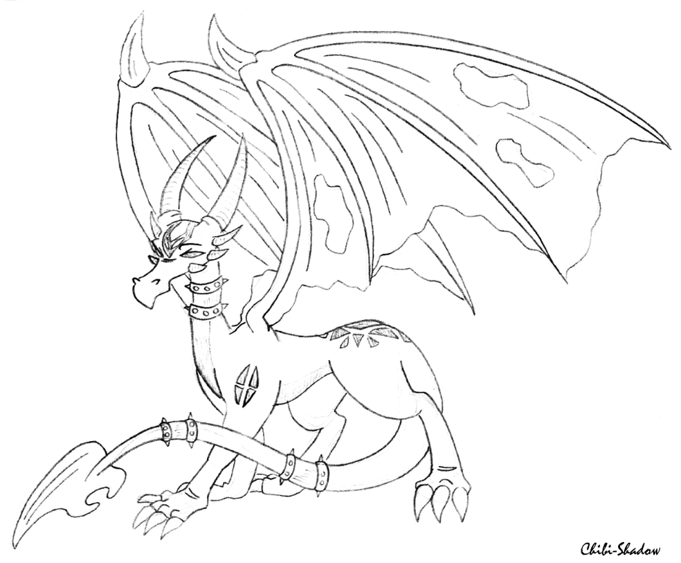 dark spyro the dragon coloring pages - photo #8