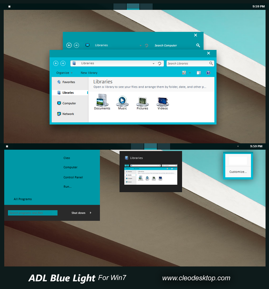 Android L theme for Win7/8/8.1