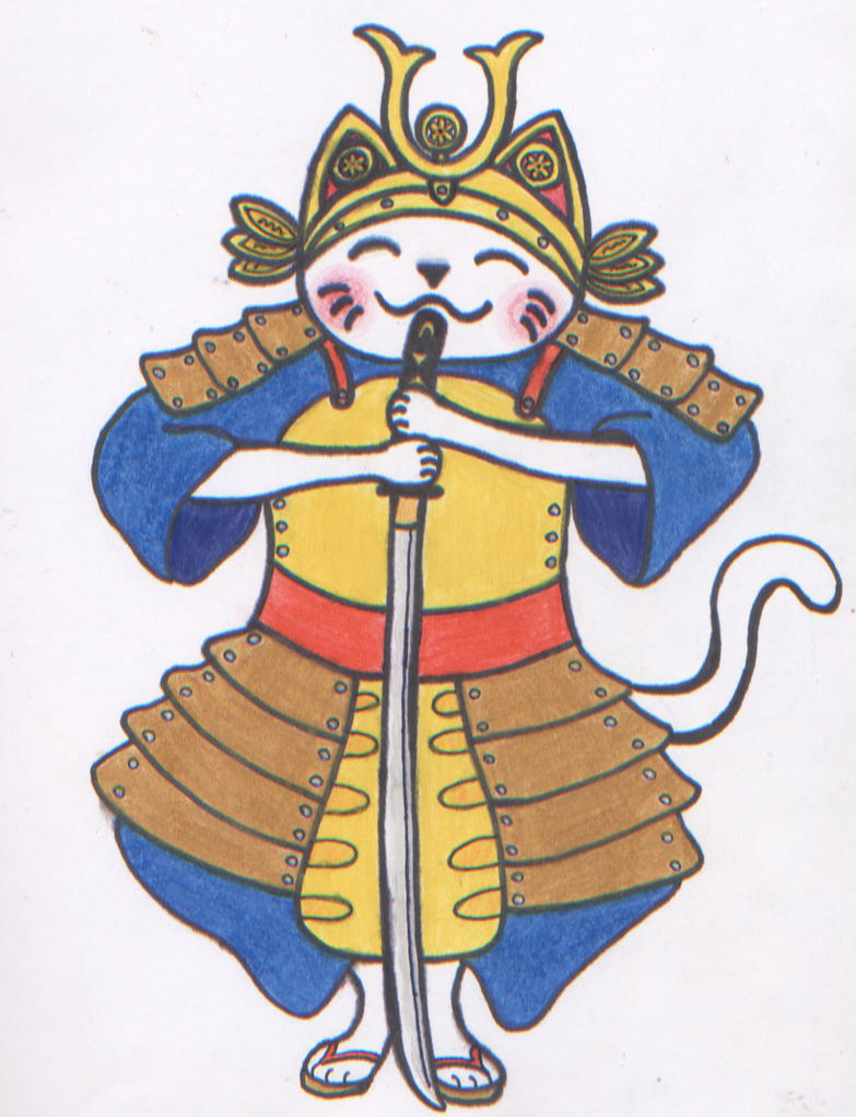 Samurai Cat by Magenator on deviantART