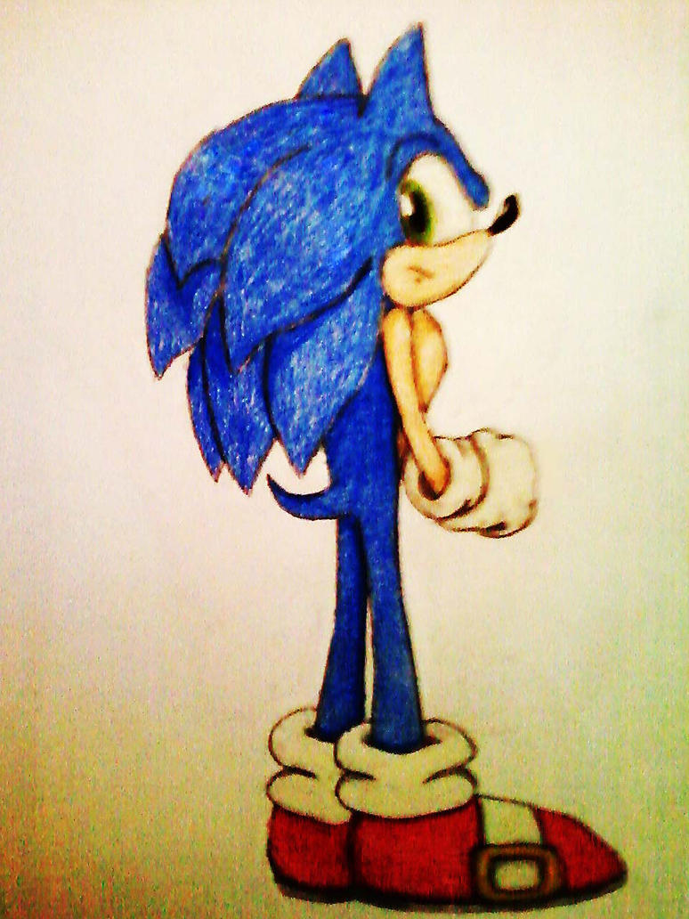 Sonic in Pencil by craZ4knux on deviantART