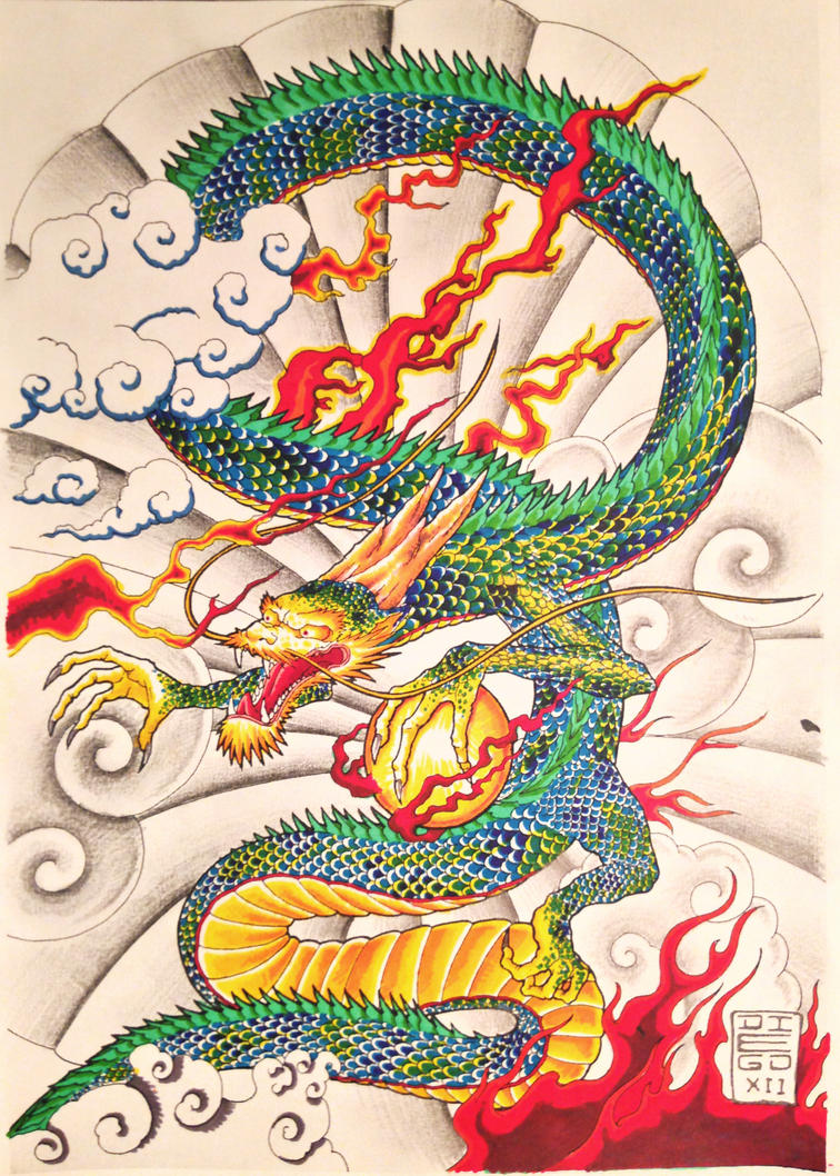 Japanese dragon by Zetas-Art on DeviantArt