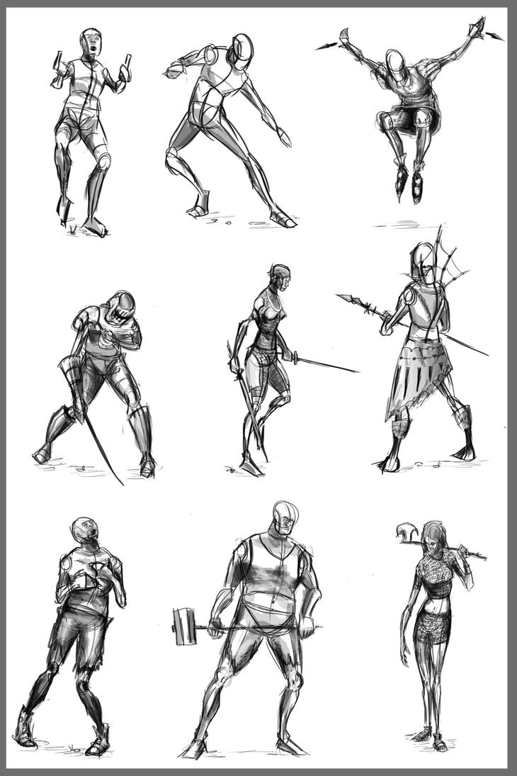 Thumbnail People Poses by Zacrafice on DeviantArt