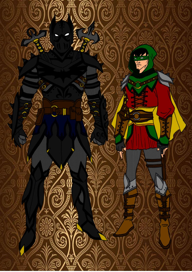 Escape from Gemworld [Red Robin] Medieval_batman_and_robin_by_comicbookguy54321-d855kdv
