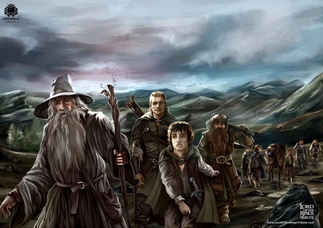 Lord Of The Rings Tribute by jorcerca